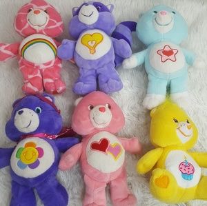 Mini care bear lot of 6